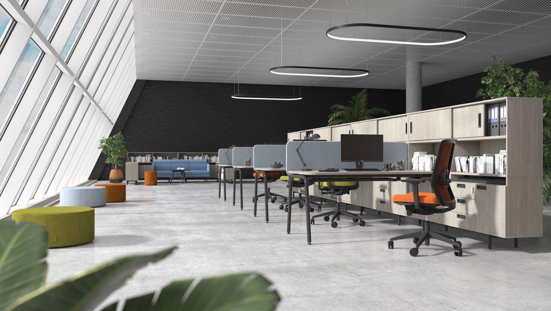 Open Plan Office Desks and Chairs