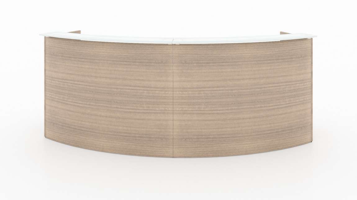 Curved Reception Desk