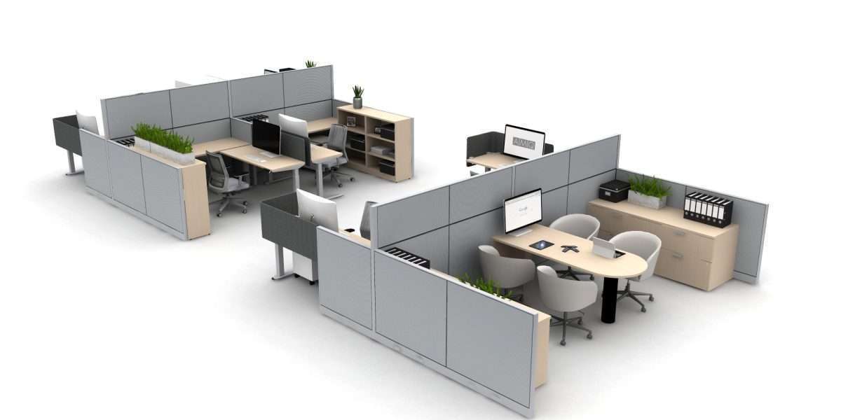 Affordable Office Furniture in Bakersfield Open Plan and cubicle furniture