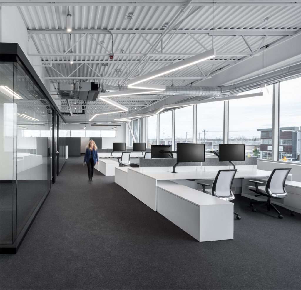 Open Plan White Desks Office Furniture
