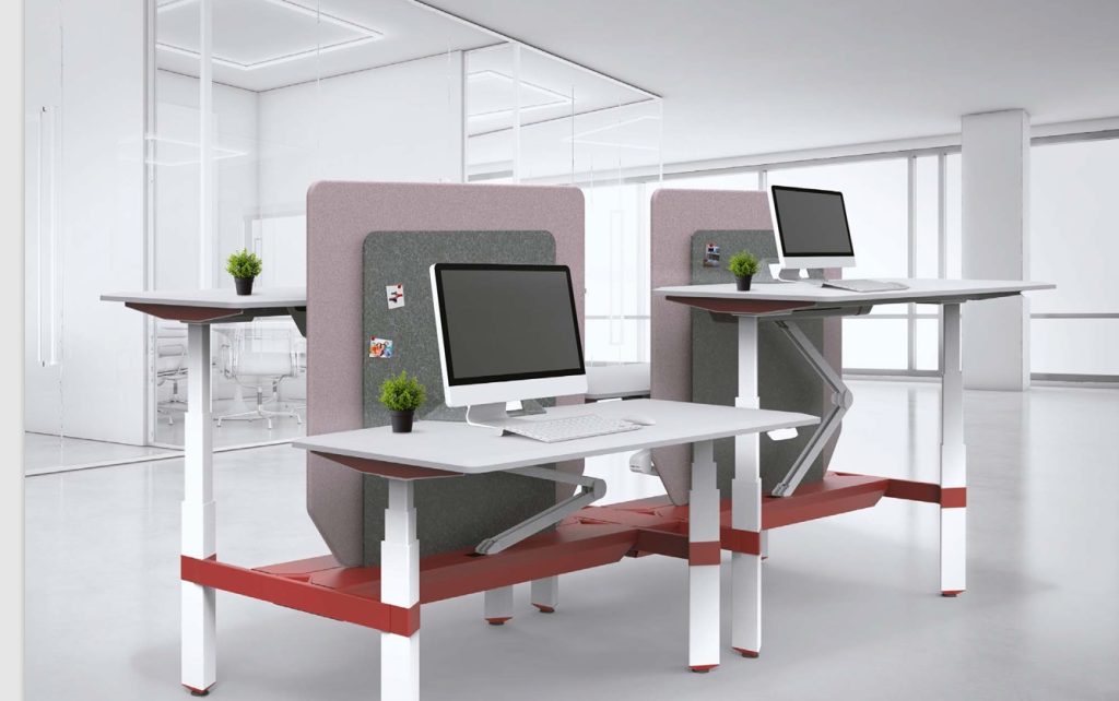 4 Pack of electric desks