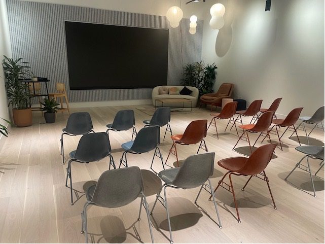 Company Auditorium and Meet Up Space Stacking Chairs