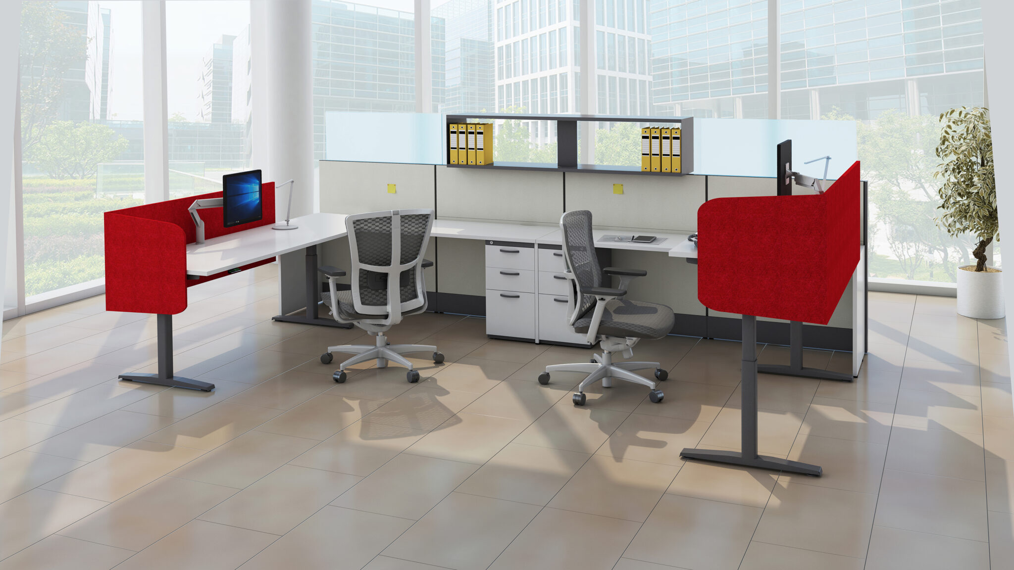 Cubicles workstation electric desks and storage
