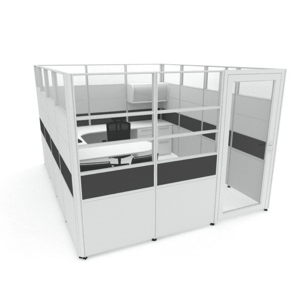 Office Cubicle with Door